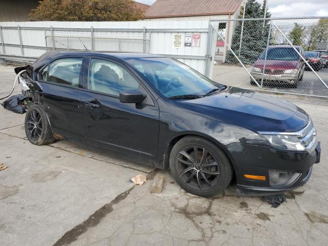 3FAHP0GA9AR362977 - 2010 FORD FUSION S BLACK photo 4