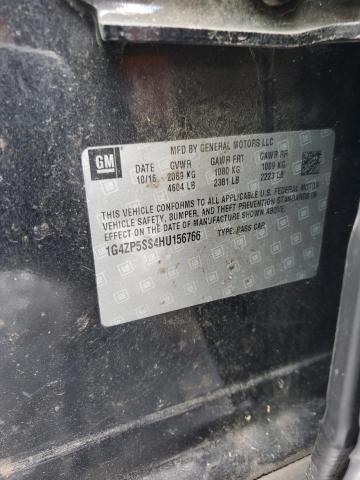 1G4ZP5SS4HU156766 - 2017 BUICK LACROSSE ESSENCE أسود صورة 12