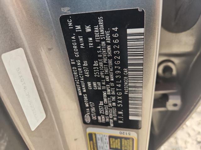 5XXGT4L39JG232664 - 2018 KIA OPTIMA LX Gris foto 12