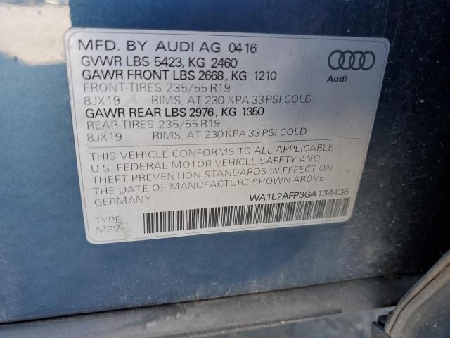 WA1L2AFP3GA134436 - 2016 AUDI Q5 PREMIUM PLUS Blau Foto 13