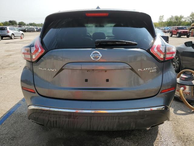 5N1AZ2MH8GN108820 - 2016 NISSAN MURANO PLA S GRAY photo 6