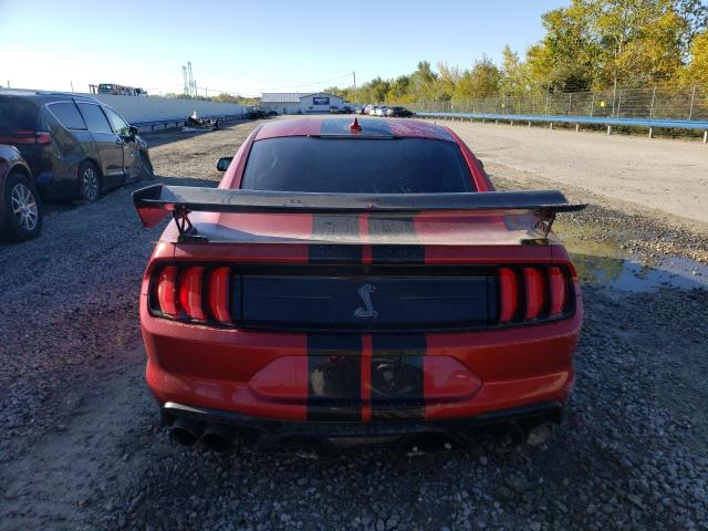1FA6P8SJ7L5502706 - 2020 FORD MUSTANG SHELBY GT500 RED photo 6