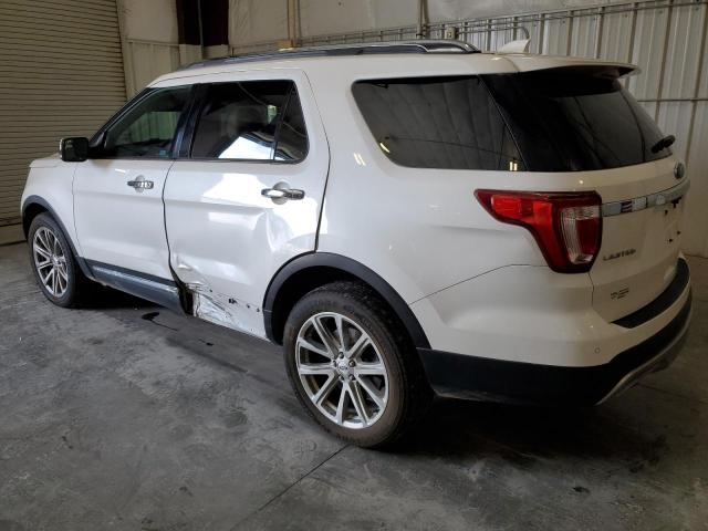 1FM5K8F83GGA97428 - 2016 FORD EXPLORER LIMITED WHITE photo 2
