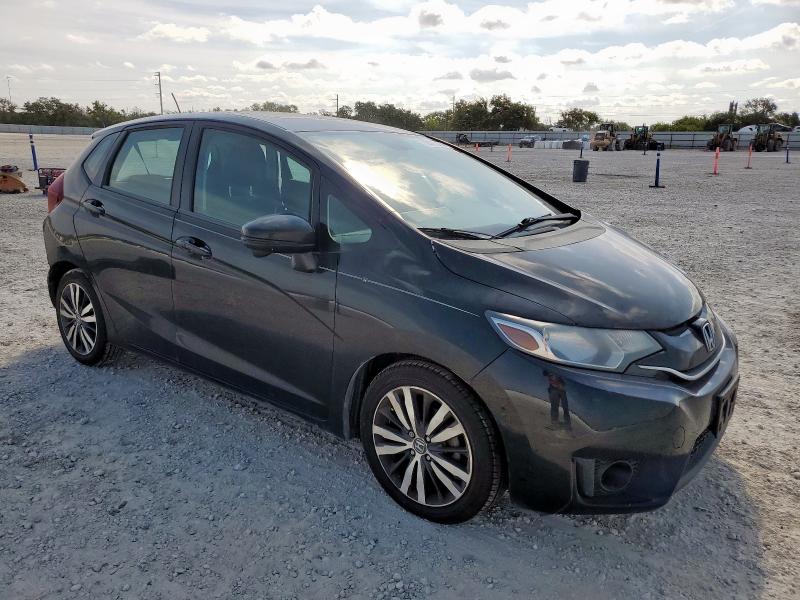 3HGGK5H8XFM765496 - 2015 HONDA FIT EX BLACK photo 4