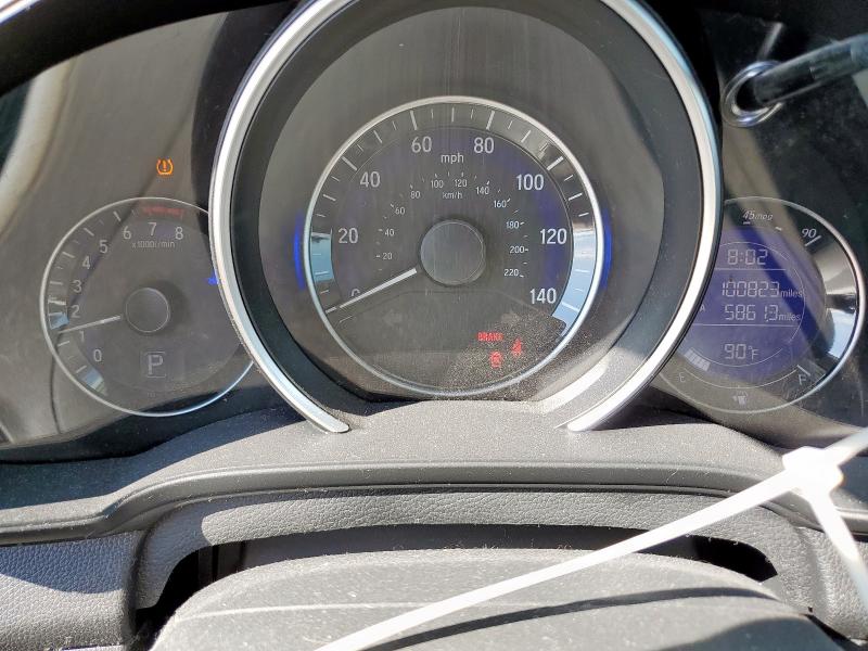 3HGGK5H8XFM765496 - 2015 HONDA FIT EX BLACK photo 9