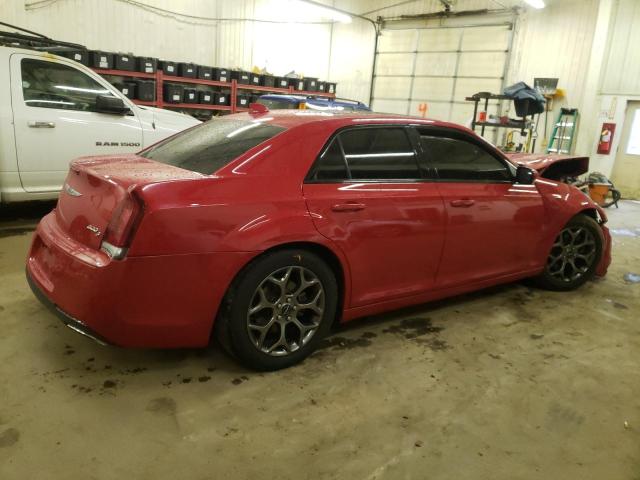 2C3CCAGG6HH591640 - 2017 CHRYSLER 300 S RED photo 3