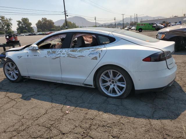 5YJSA1H29EFP63922 - 2014 TESLA MODEL S 白色 照片 2