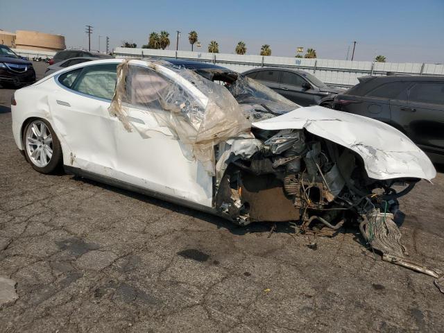 5YJSA1H29EFP63922 - 2014 TESLA MODEL S 白色 照片 4