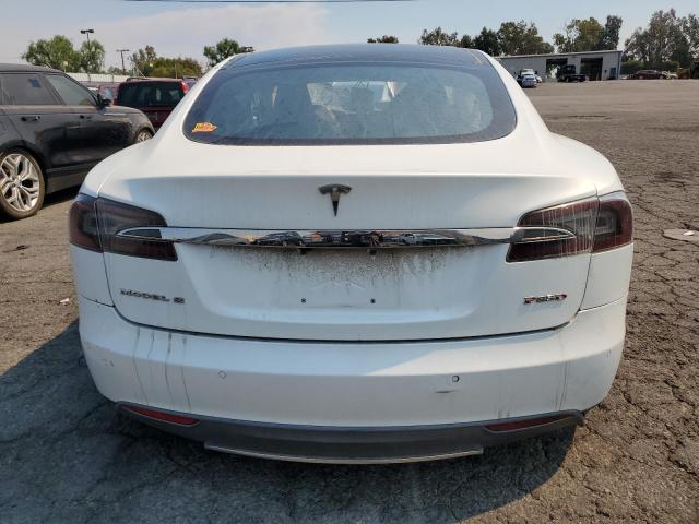 5YJSA1H29EFP63922 - 2014 TESLA MODEL S 白色 照片 6