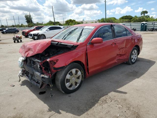 4T1BE46K09U308801 - 2009 TOYOTA CAMRY BASE RED photo 1