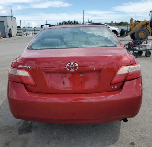 4T1BE46K09U308801 - 2009 TOYOTA CAMRY BASE RED photo 6