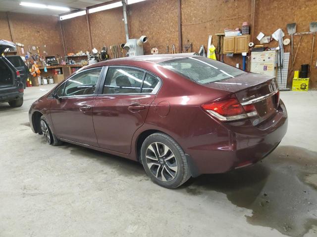 19XFB2F84EE257707 - 2014 HONDA CIVIC EX BURGUNDY photo 2