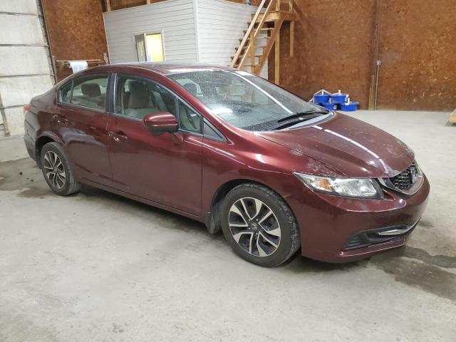 19XFB2F84EE257707 - 2014 HONDA CIVIC EX BURGUNDY photo 4
