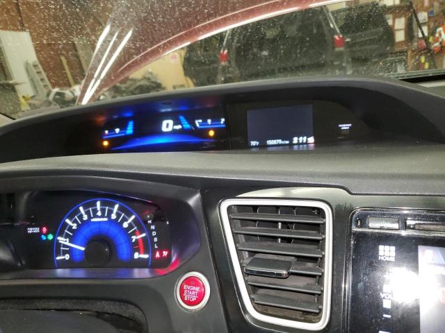 19XFB2F84EE257707 - 2014 HONDA CIVIC EX BURGUNDY photo 9