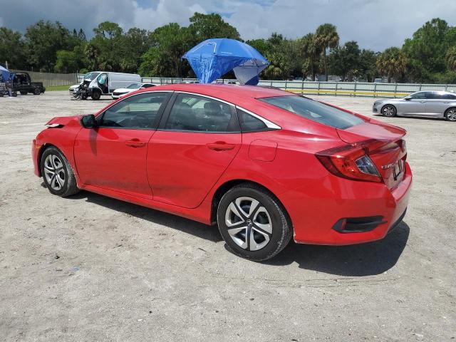2HGFC2F5XHH528640 - 2017 HONDA CIVIC LX RED photo 2