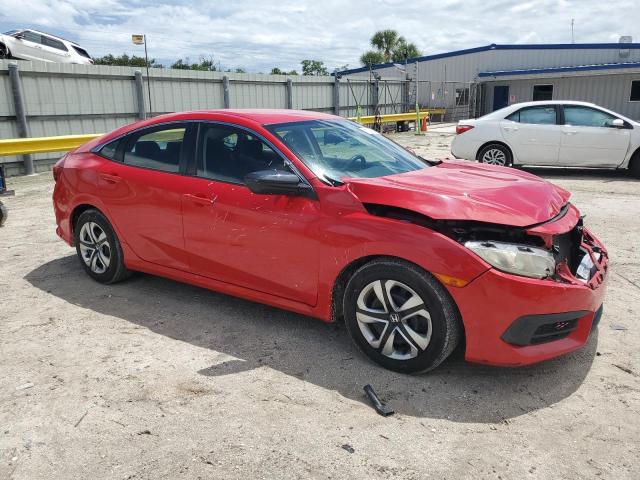 2HGFC2F5XHH528640 - 2017 HONDA CIVIC LX RED photo 4