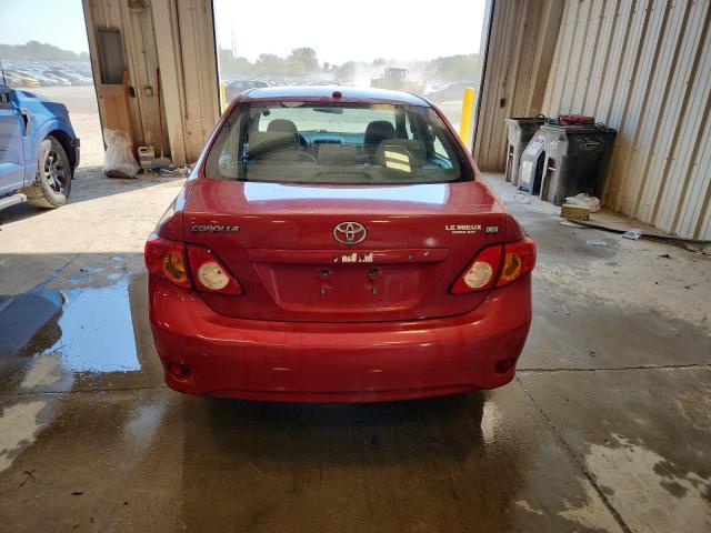 1NXBU4EE3AZ326423 - 2010 TOYOTA COROLLA BASE أحمر صورة 6