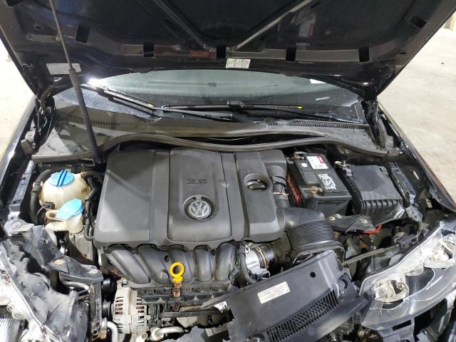 3VWPP7AJ4CM712178 - 2012 VOLKSWAGEN JETTA S BLACK photo 11