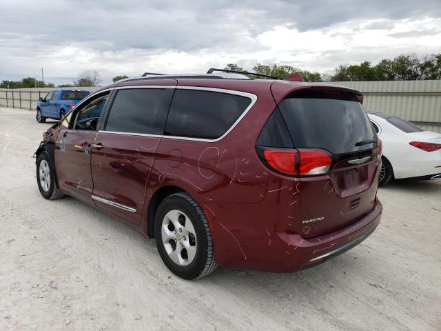 2C4RC1EG7HR782292 - 2017 CHRYSLER PACIFICA TOURING L PLUS MAROON photo 2