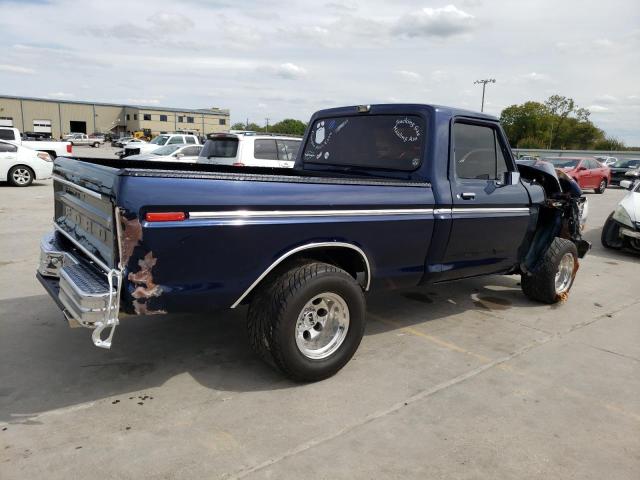 F10BPEE6464 - 1979 FORD F-100 BLUE photo 3