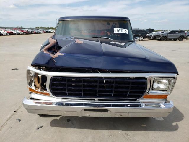 F10BPEE6464 - 1979 FORD F-100 BLUE photo 5