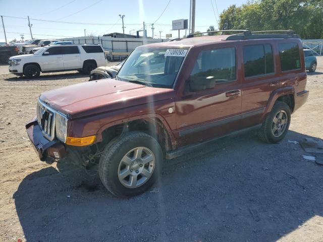 1J8HG48P57C632906 - 2007 JEEP COMMANDER BURGUNDY photo 1