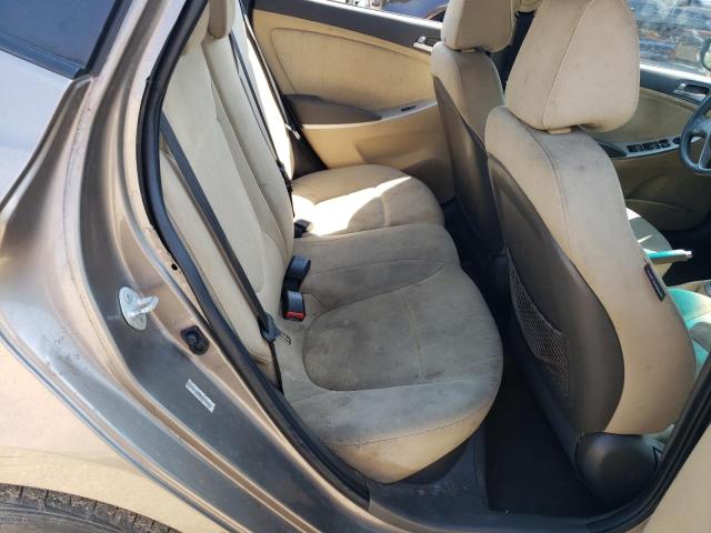 KMHCT4AE6EU614097 - 2014 HYUNDAI ACCENT GLS TAN photo 10
