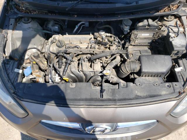 KMHCT4AE6EU614097 - 2014 HYUNDAI ACCENT GLS TAN photo 11
