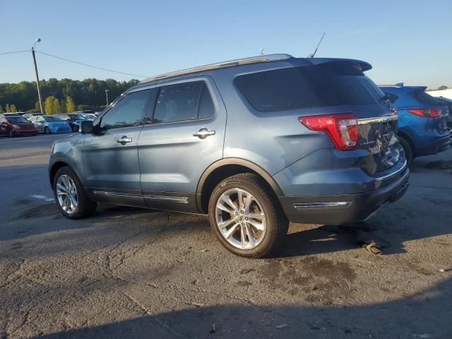 1FM5K8F83KGB36981 - 2019 FORD EXPLORER LIMITED BLUE photo 2