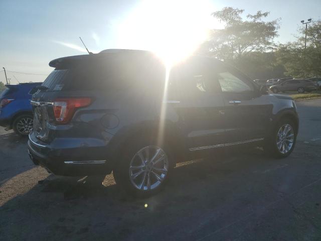 1FM5K8F83KGB36981 - 2019 FORD EXPLORER LIMITED BLUE photo 3