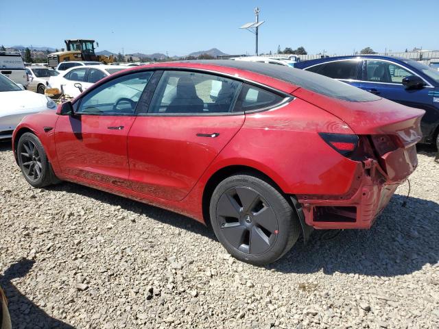 5YJ3E1EA6PF652512 - 2023 TESLA MODEL 3 Կարմիր լուսանկար 2