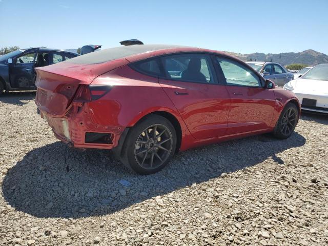 5YJ3E1EA6PF652512 - 2023 TESLA MODEL 3 Կարմիր լուսանկար 3