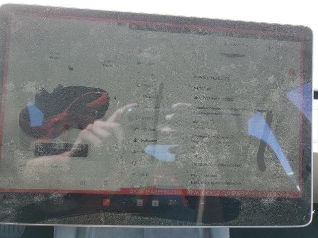 5YJ3E1EA6PF652512 - 2023 TESLA MODEL 3 Կարմիր լուսանկար 9