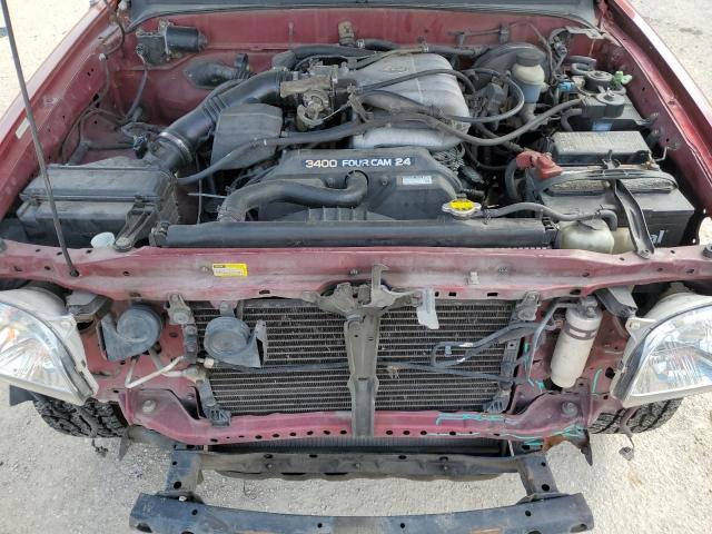 5TEGN92N31Z761846 - 2001 TOYOTA TACOMA DOUBLE CAB PRERUNNER RED photo 11