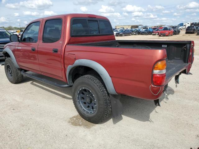 5TEGN92N31Z761846 - 2001 TOYOTA TACOMA DOUBLE CAB PRERUNNER RED photo 2