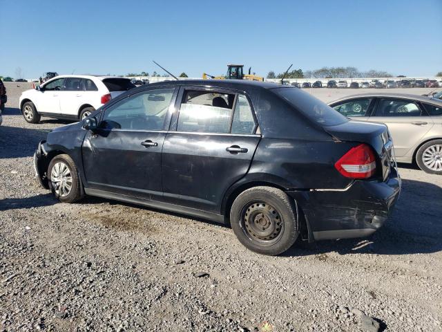 3N1BC11E58L379658 - 2008 NISSAN VERSA S BLACK photo 2