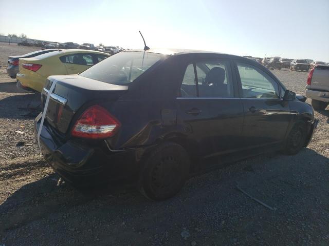 3N1BC11E58L379658 - 2008 NISSAN VERSA S BLACK photo 3