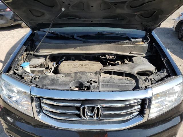 5FNYF4H52FB073695 - 2015 HONDA PILOT EXL BLACK photo 12