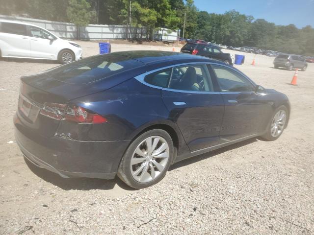 5YJSA1S14EFP29385 - 2014 TESLA MODEL S Bleu photo 3