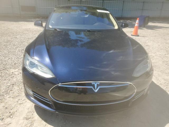 5YJSA1S14EFP29385 - 2014 TESLA MODEL S Bleu photo 5