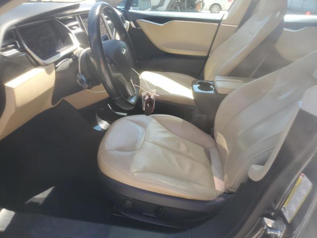 5YJSA1S14EFP29385 - 2014 TESLA MODEL S Bleu photo 7