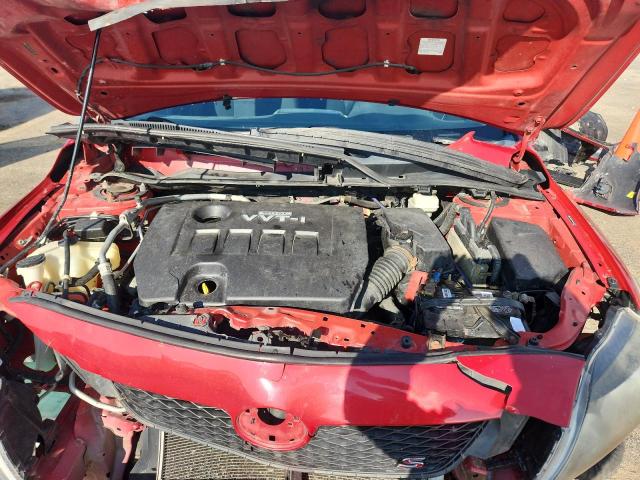 2T1BU4EE1AC452507 - 2010 TOYOTA COROLLA BASE Կարմիր լուսանկար 11