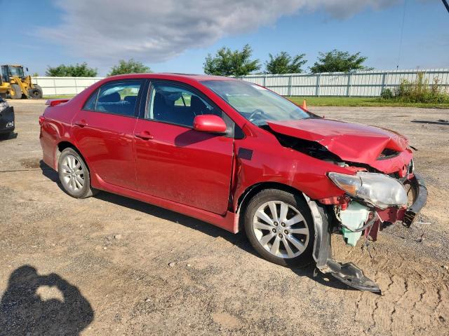 2T1BU4EE1AC452507 - 2010 TOYOTA COROLLA BASE Կարմիր լուսանկար 4