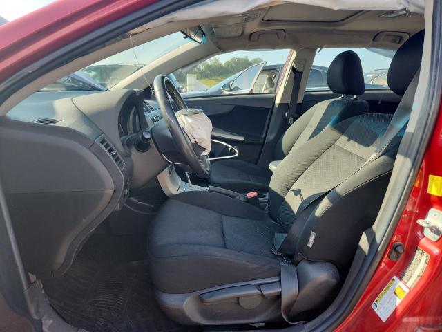 2T1BU4EE1AC452507 - 2010 TOYOTA COROLLA BASE Կարմիր լուսանկար 7