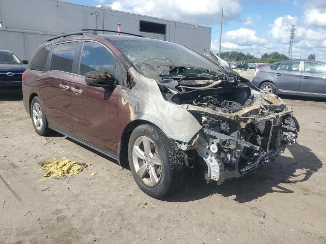 5FNRL6H75KB002513 - 2019 HONDA ODYSSEY EXL ბურგუნდია ფოტო 4