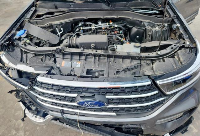1FMSK8DH6RGA76260 - 2024 FORD EXPLORER XLT GRAY photo 12