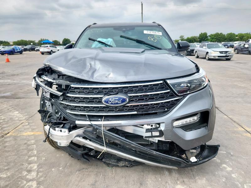 1FMSK8DH6RGA76260 - 2024 FORD EXPLORER XLT GRAY photo 5