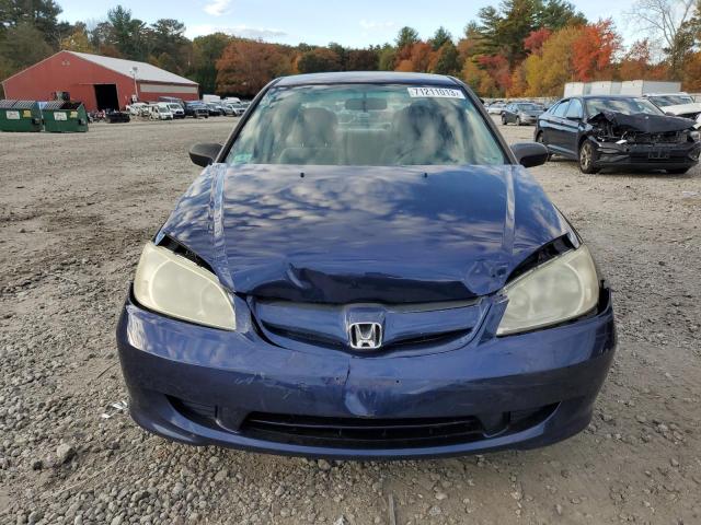 2HGES16534H513562 - 2004 HONDA CIVIC LX BLUE photo 5