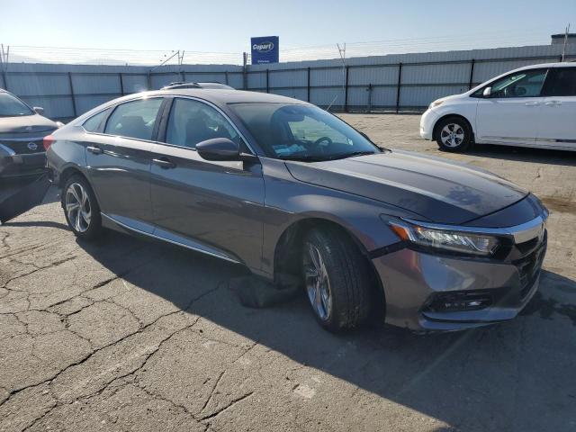 1HGCV1F59JA018615 - 2018 HONDA ACCORD EXL GRAY photo 4