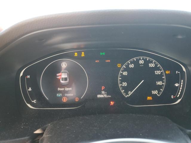 1HGCV1F59JA018615 - 2018 HONDA ACCORD EXL GRAY photo 9